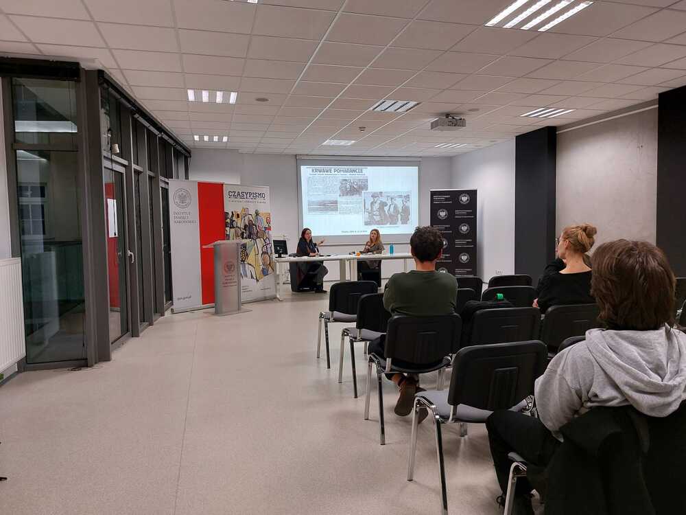 Spotkanie w ramach cyklu „Czwartki z historią” – „Dolina śmierci a pomarańcze. Przemyt na międzywojennym Górnym Śląsku”. Fot. Angelika Blinda/IPN