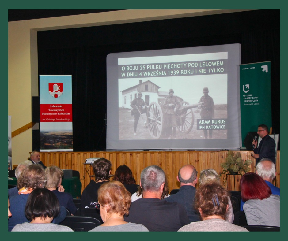 Ogólnopolska interdyscyplinarna konferencja naukowa „Doświadczenie wojny na ziemi lelowskiej“. Fot. Lelowskie Towarzystwo Historyczno-Kulturalne im. W. Zwierkowskiego