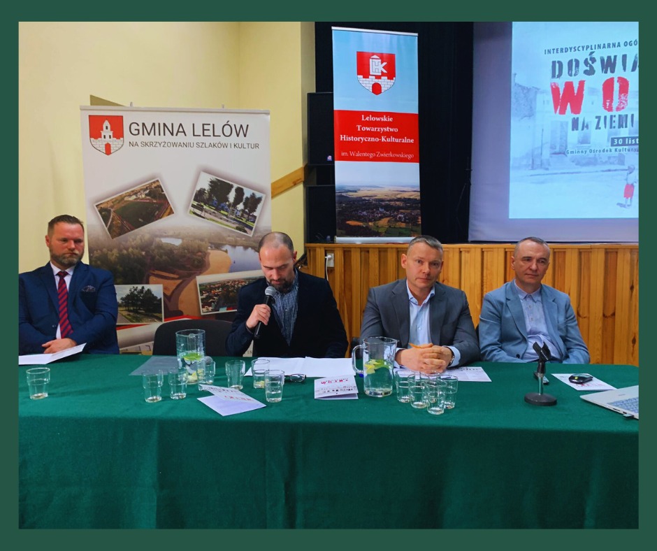 Ogólnopolska interdyscyplinarna konferencja naukowa „Doświadczenie wojny na ziemi lelowskiej“. Fot. Lelowskie Towarzystwo Historyczno-Kulturalne im. W. Zwierkowskiego