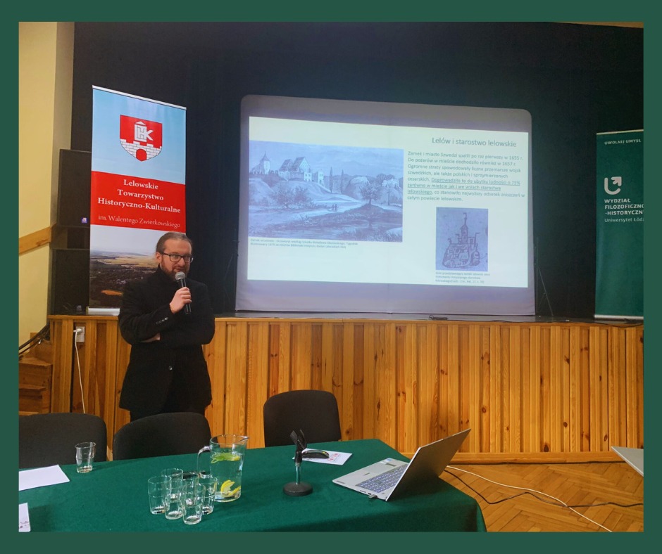 Ogólnopolska interdyscyplinarna konferencja naukowa „Doświadczenie wojny na ziemi lelowskiej“. Fot. Lelowskie Towarzystwo Historyczno-Kulturalne im. W. Zwierkowskiego