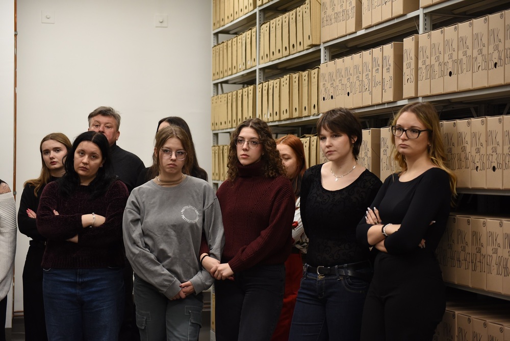 Zajęcia edukacyjne „Co kryją archiwa IPN“. Fot. Monika Kobylańska/IPN