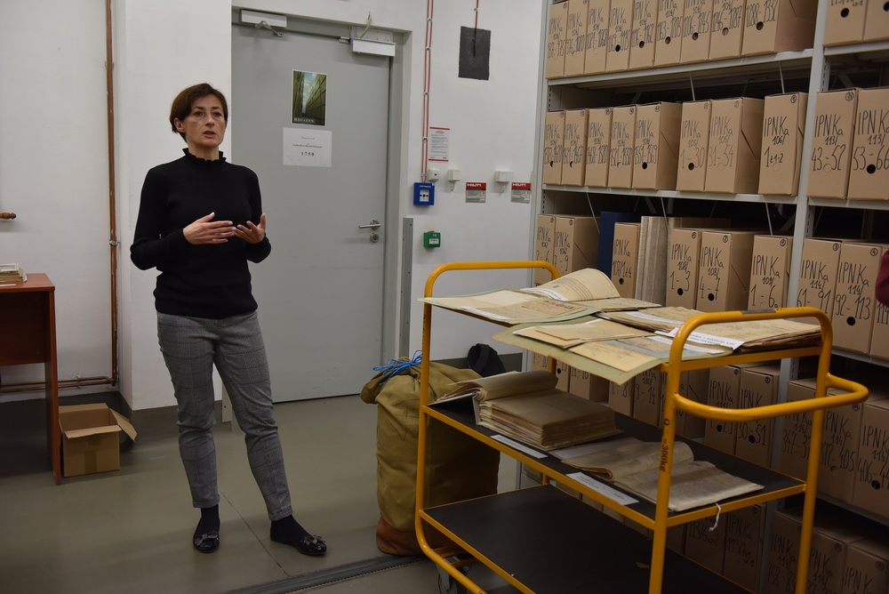 Zajęcia dla studentów historii UŚ w katowicki Archiwum IPN. Fot. Monika Kobylańska/IPN