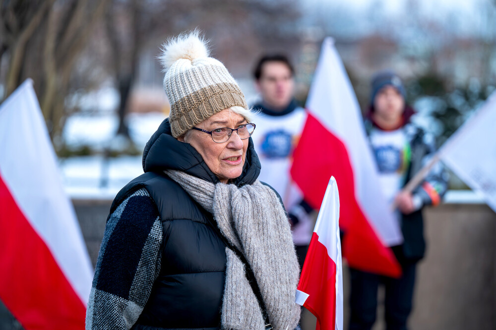 VI Bieg Pamięci ze Światłem Pokoju – Oświęcim – Gliwice, 17 stycznia 2025. Fot.: IPN K. Łojko