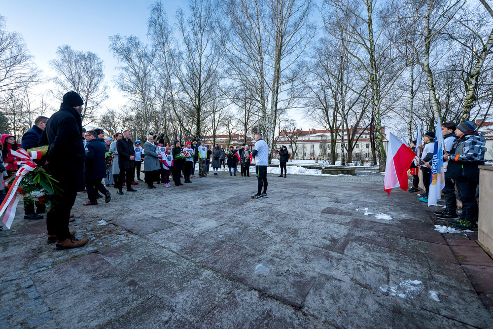 VI Bieg Pamięci ze Światłem Pokoju – Oświęcim – Gliwice, 17 stycznia 2025. Fot.: IPN K. Łojko