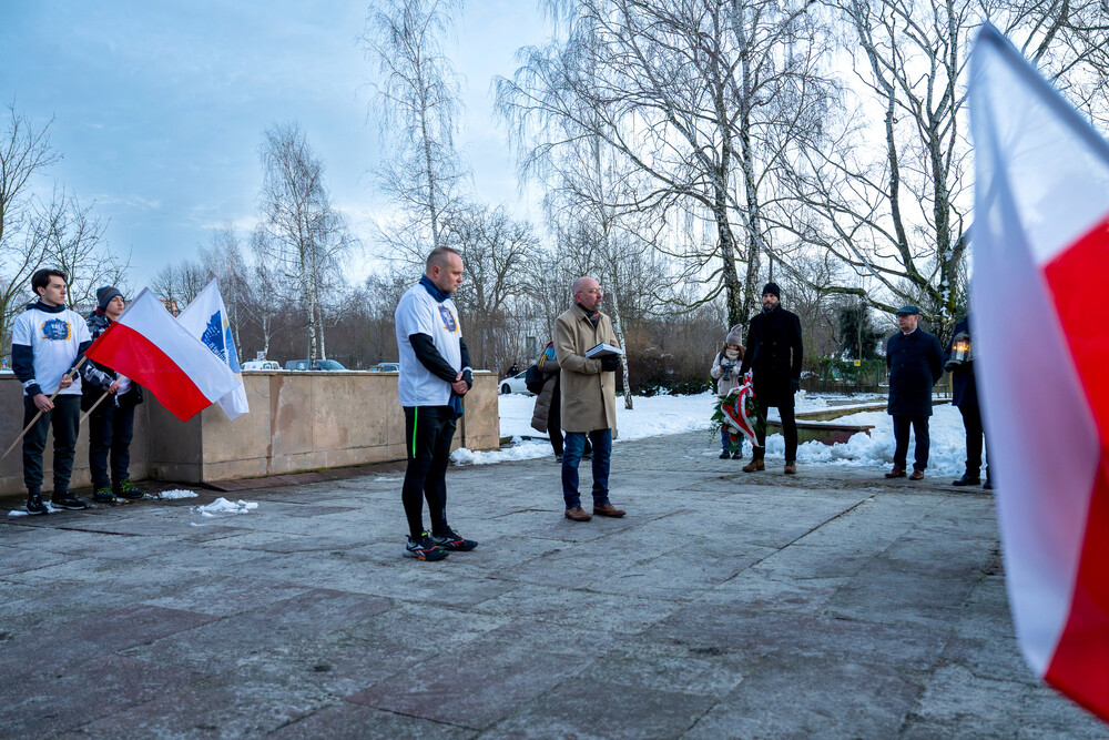 VI Bieg Pamięci ze Światłem Pokoju – Oświęcim – Gliwice, 17 stycznia 2025. Fot.: IPN K. Łojko