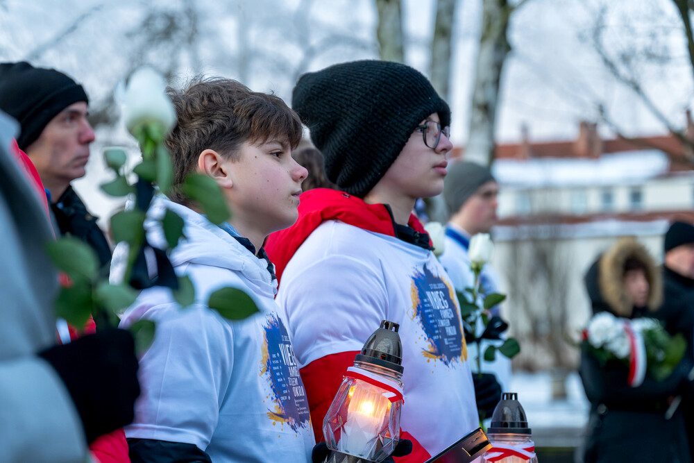 VI Bieg Pamięci ze Światłem Pokoju – Oświęcim – Gliwice, 17 stycznia 2025. Fot.: IPN K. Łojko