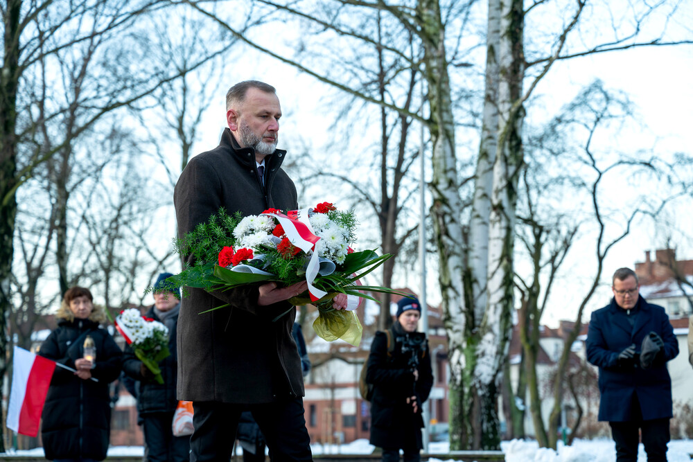 VI Bieg Pamięci ze Światłem Pokoju – Oświęcim – Gliwice, 17 stycznia 2025. Fot.: IPN K. Łojko