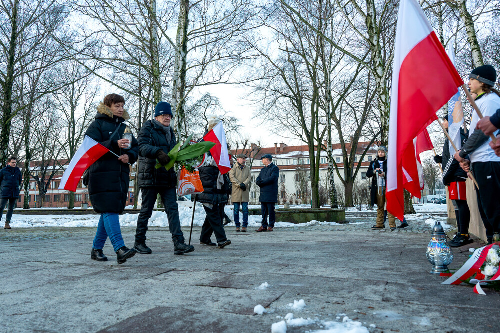 VI Bieg Pamięci ze Światłem Pokoju – Oświęcim – Gliwice, 17 stycznia 2025. Fot.: IPN K. Łojko