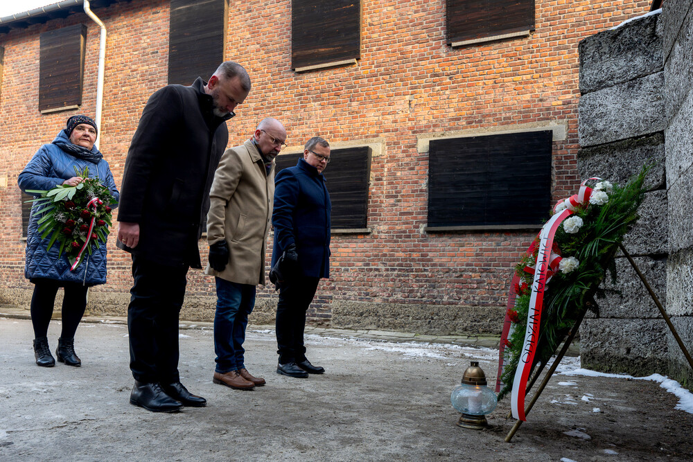 VI Bieg Pamięci ze Światłem Pokoju – Oświęcim – Gliwice, 17 stycznia 2025. Fot.: IPN K. Łojko