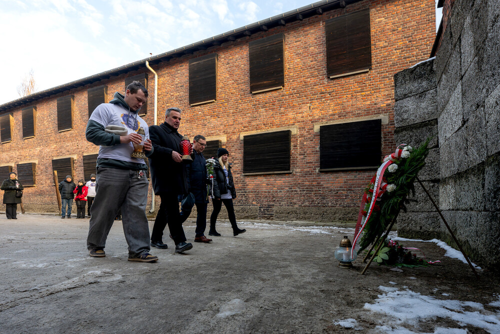 VI Bieg Pamięci ze Światłem Pokoju – Oświęcim – Gliwice, 17 stycznia 2025. Fot.: IPN K. Łojko