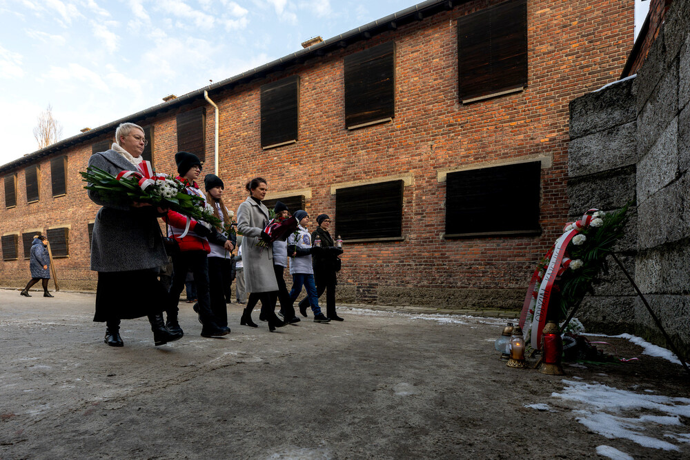 VI Bieg Pamięci ze Światłem Pokoju – Oświęcim – Gliwice, 17 stycznia 2025. Fot.: IPN K. Łojko