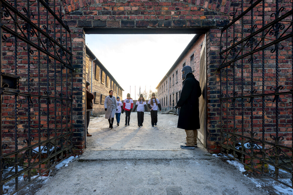 VI Bieg Pamięci ze Światłem Pokoju – Oświęcim – Gliwice, 17 stycznia 2025. Fot.: IPN K. Łojko