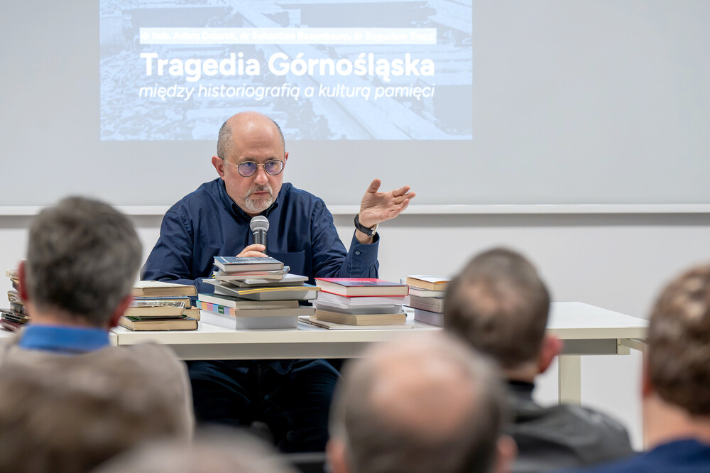 Spotkanie „Tragedia Górnośląska - między historiografią a kulturą pamięci“ w ramach projektu „Czwartki z historią” – Katowice, 16 stycznia 2025. Fot.: IPN K. Łojko