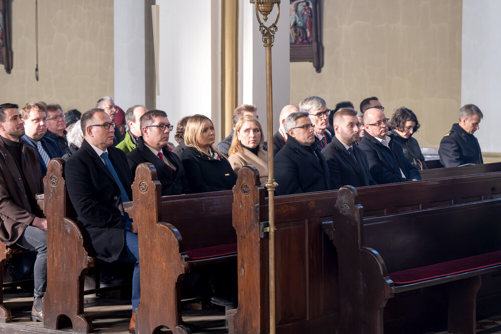 Upamiętnienie 80. rocznicy Marszu Śmierci – Gliwice-Bojków, 19 stycznia 2025. Fot.: IPN Krzysztof Łojko