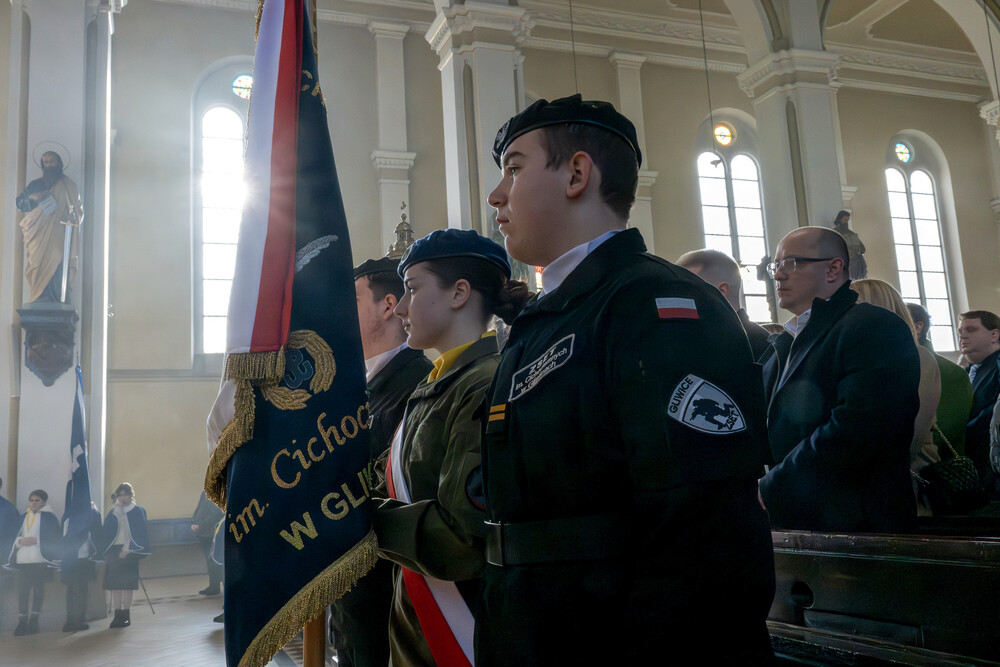 Upamiętnienie 80. rocznicy Marszu Śmierci – Gliwice-Bojków, 19 stycznia 2025. Fot.: IPN Krzysztof Łojko