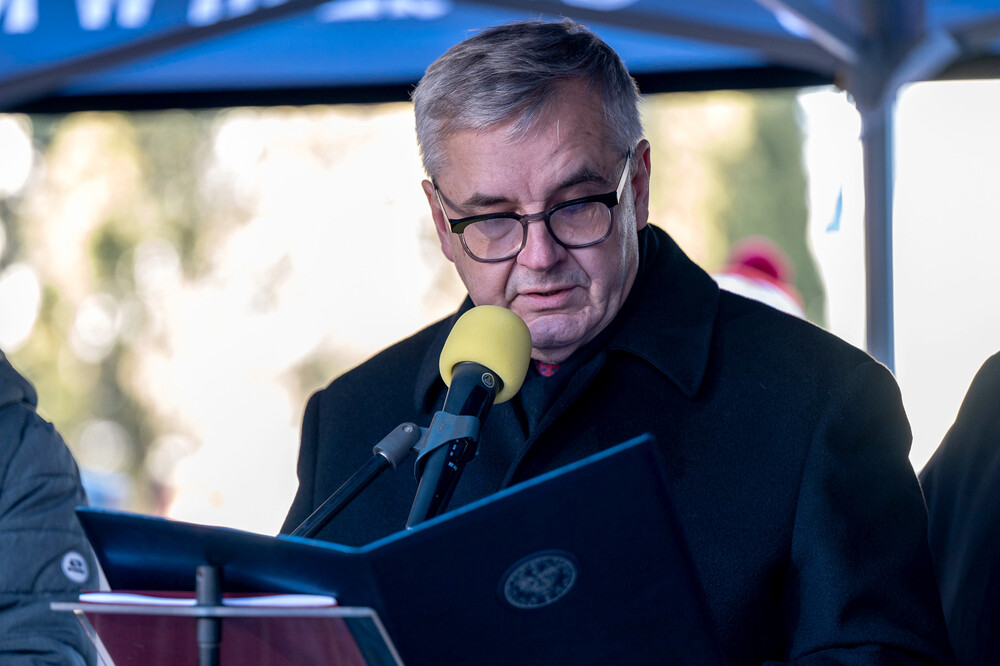 Upamiętnienie 80. rocznicy Marszu Śmierci – Gliwice-Bojków, 19 stycznia 2025. Fot.: IPN Krzysztof Łojko