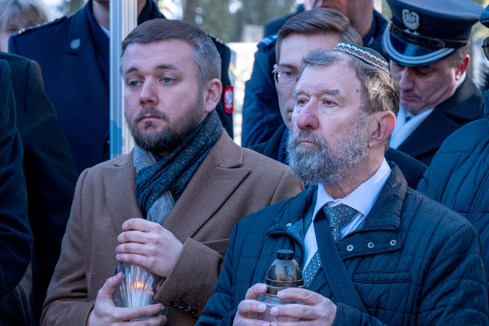 Upamiętnienie 80. rocznicy Marszu Śmierci – Gliwice-Bojków, 19 stycznia 2025. Fot.: IPN Krzysztof Łojko