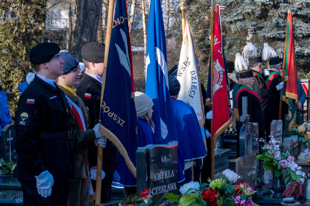 Upamiętnienie 80. rocznicy Marszu Śmierci – Gliwice-Bojków, 19 stycznia 2025. Fot.: IPN Krzysztof Łojko