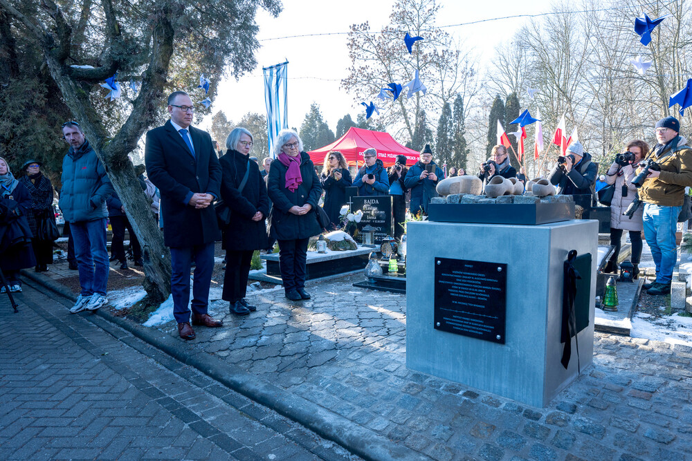 Upamiętnienie 80. rocznicy Marszu Śmierci – Gliwice-Bojków, 19 stycznia 2025. Fot.: IPN Krzysztof Łojko