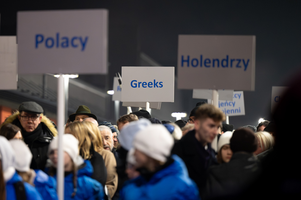 Upamiętnienie 80. rocznicy Marszu Śmierci – Gliwice-Bojków, 19 stycznia 2025. Fot.: IPN Krzysztof Łojko