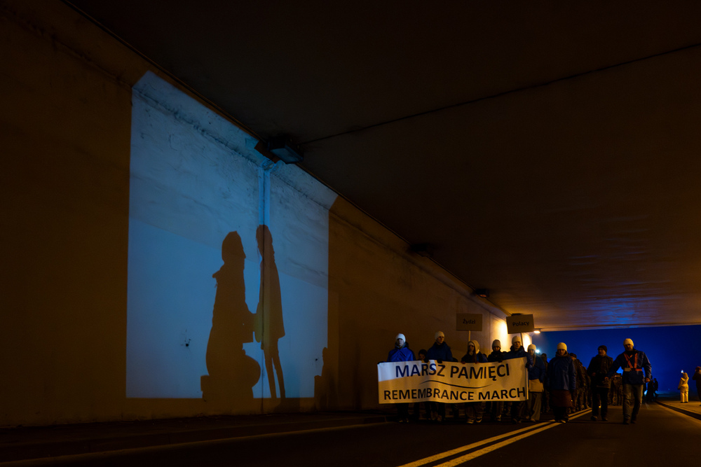 Upamiętnienie 80. rocznicy Marszu Śmierci – Gliwice-Bojków, 19 stycznia 2025. Fot.: IPN Krzysztof Łojko