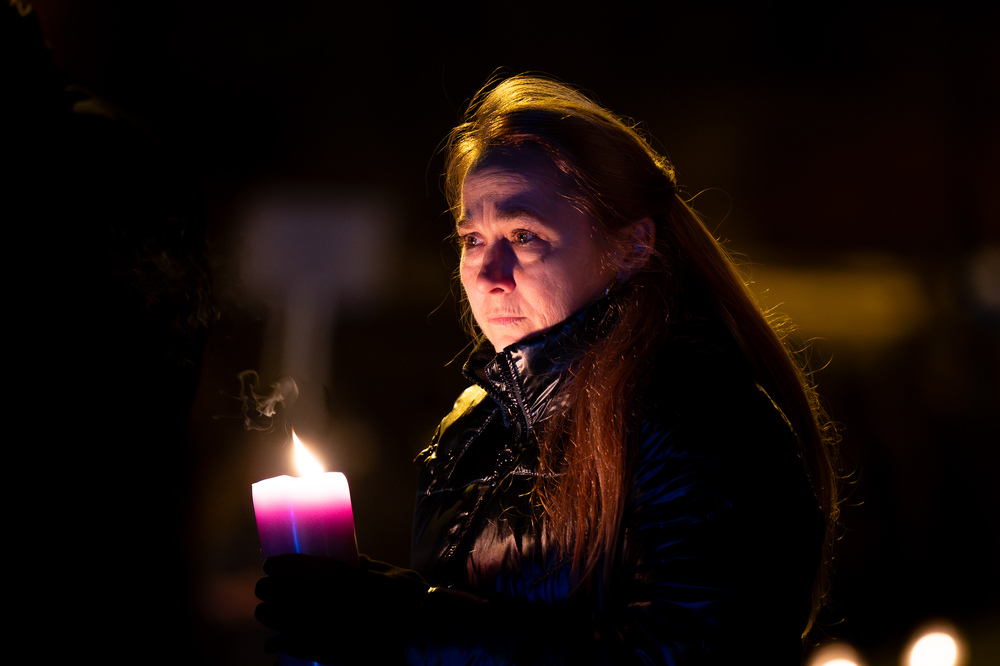 Upamiętnienie 80. rocznicy Marszu Śmierci – Gliwice-Bojków, 19 stycznia 2025. Fot.: IPN Krzysztof Łojko