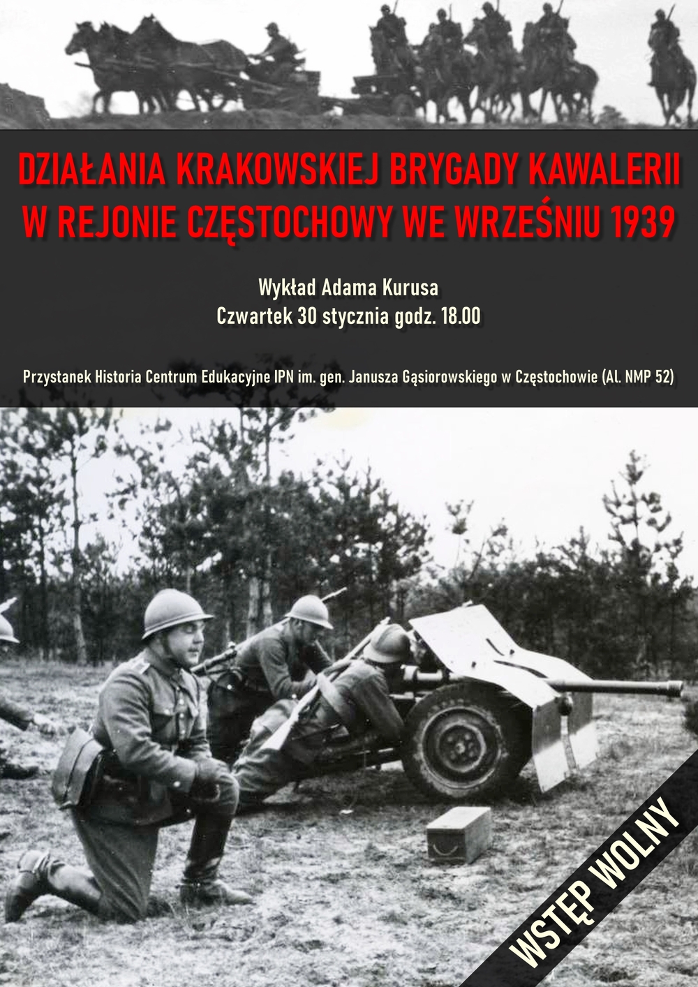 Wykład Plakat 30 stycznia