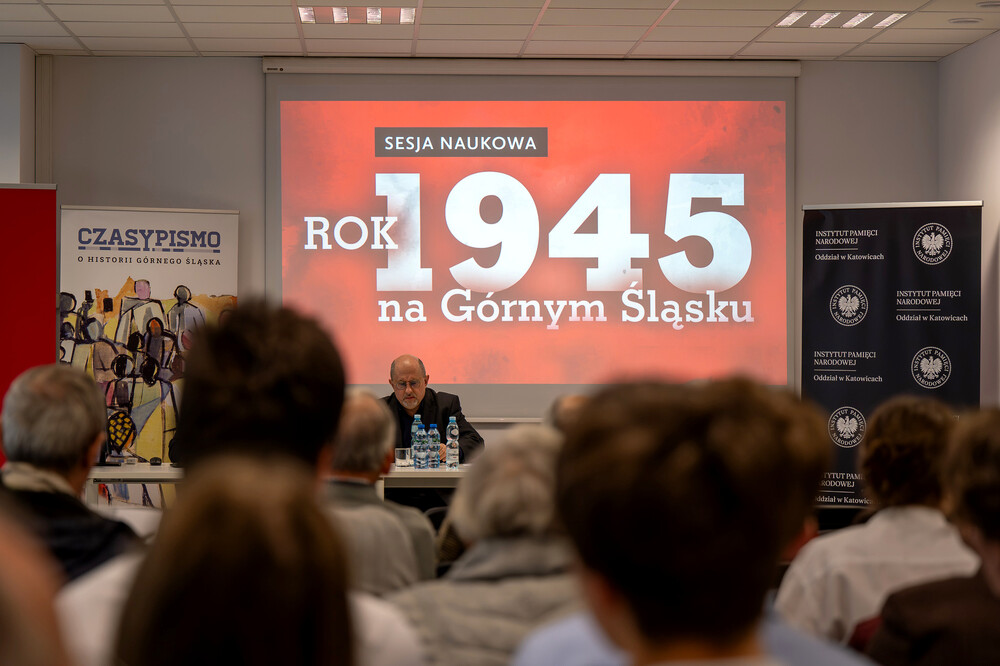 Sesja naukowa „Rok 1945 na Górnym Śląsku. Część I Bilans »wyzwolenia«” – Katowice, 23 stycznia 2025. Fot.: IPN Krzysztof Łojko