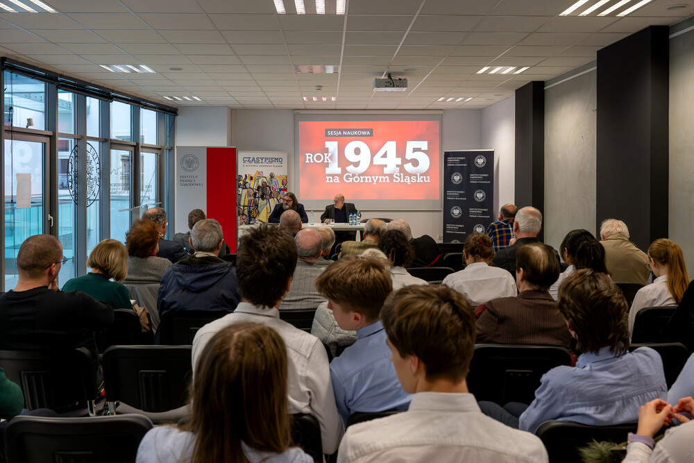 Sesja naukowa „Rok 1945 na Górnym Śląsku. Część I Bilans »wyzwolenia«” – Katowice, 23 stycznia 2025. Fot.: IPN Krzysztof Łojko