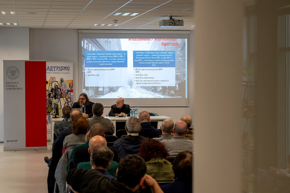 Sesja naukowa „Rok 1945 na Górnym Śląsku. Część I Bilans »wyzwolenia«” – Katowice, 23 stycznia 2025. Fot.: IPN Krzysztof Łojko