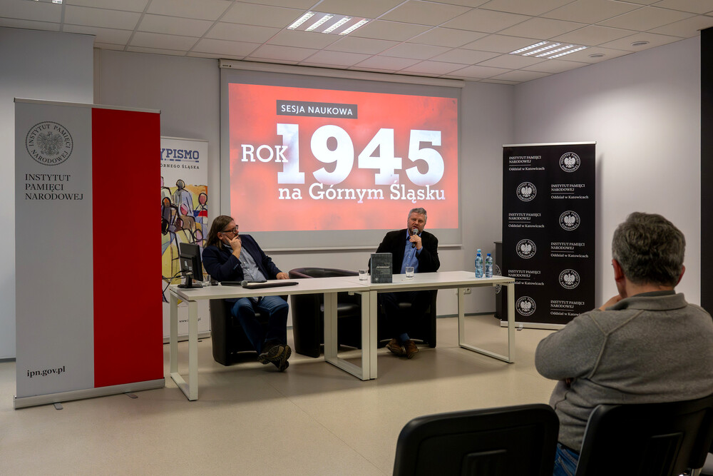 Sesja naukowa „Rok 1945 na Górnym Śląsku. Część I Bilans »wyzwolenia«” – Katowice, 23 stycznia 2025. Fot.: IPN Krzysztof Łojko