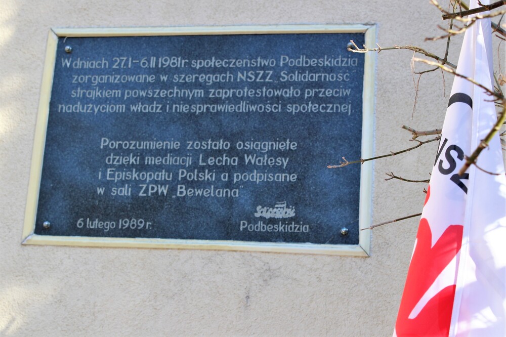 44. rocznica rozpoczęcia strajku generalnego „Solidarności“ na Podbeskidziu.
