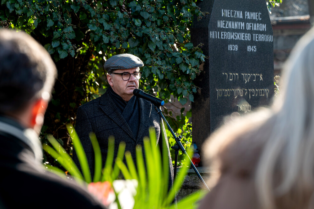 Obchody Międzynarodowego Dnia Pamięci o Ofiarach Holokaustu w Katowicach, 27 stycznia 2025. Fot.: IPN Krzysztof Łojko