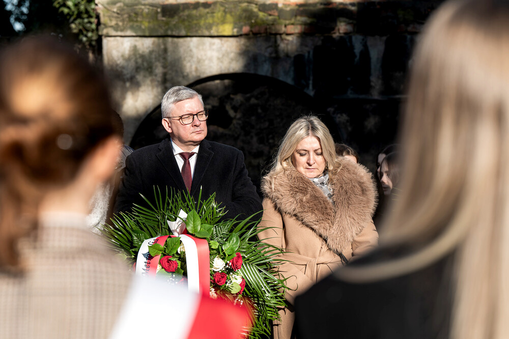 Obchody Międzynarodowego Dnia Pamięci o Ofiarach Holokaustu w Katowicach, 27 stycznia 2025. Fot.: IPN Krzysztof Łojko