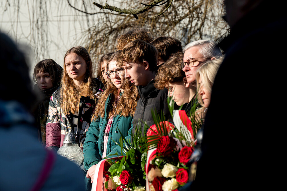 Obchody Międzynarodowego Dnia Pamięci o Ofiarach Holokaustu w Katowicach, 27 stycznia 2025. Fot.: IPN Krzysztof Łojko