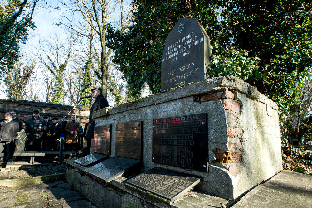 Obchody Międzynarodowego Dnia Pamięci o Ofiarach Holokaustu w Katowicach, 27 stycznia 2025. Fot.: IPN Krzysztof Łojko