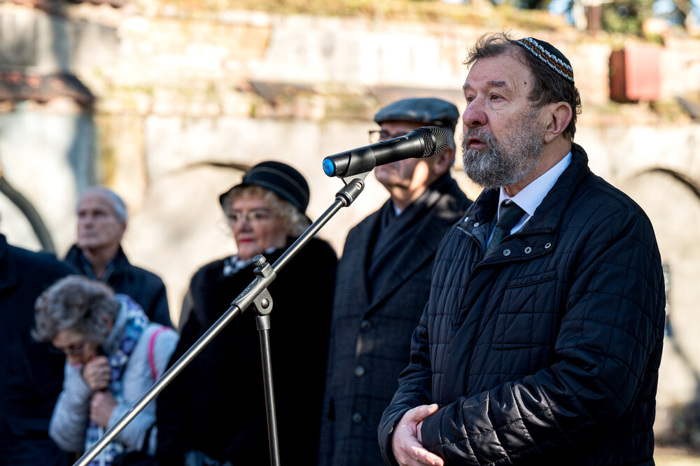 Obchody Międzynarodowego Dnia Pamięci o Ofiarach Holokaustu w Katowicach, 27 stycznia 2025. Fot.: IPN Krzysztof Łojko