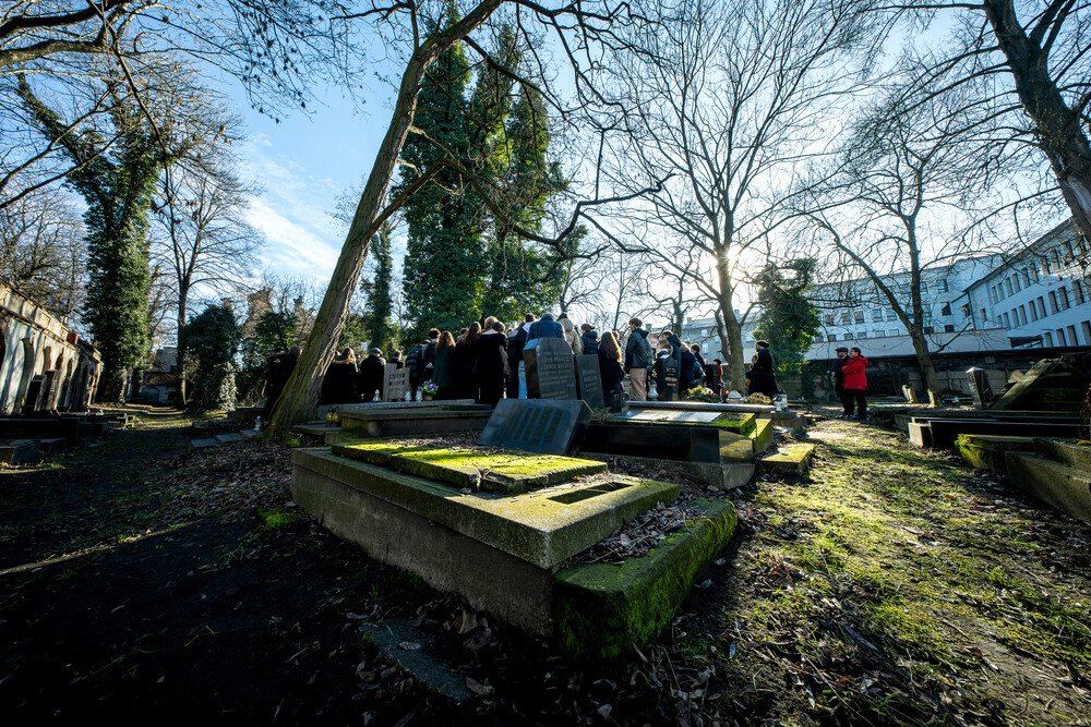 Obchody Międzynarodowego Dnia Pamięci o Ofiarach Holokaustu w Katowicach, 27 stycznia 2025. Fot.: IPN Krzysztof Łojko