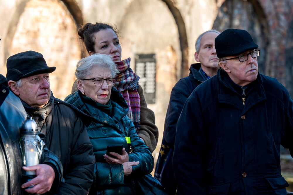 Obchody Międzynarodowego Dnia Pamięci o Ofiarach Holokaustu w Katowicach, 27 stycznia 2025. Fot.: IPN Krzysztof Łojko