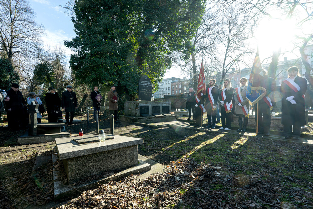 Obchody Międzynarodowego Dnia Pamięci o Ofiarach Holokaustu w Katowicach, 27 stycznia 2025. Fot.: IPN Krzysztof Łojko