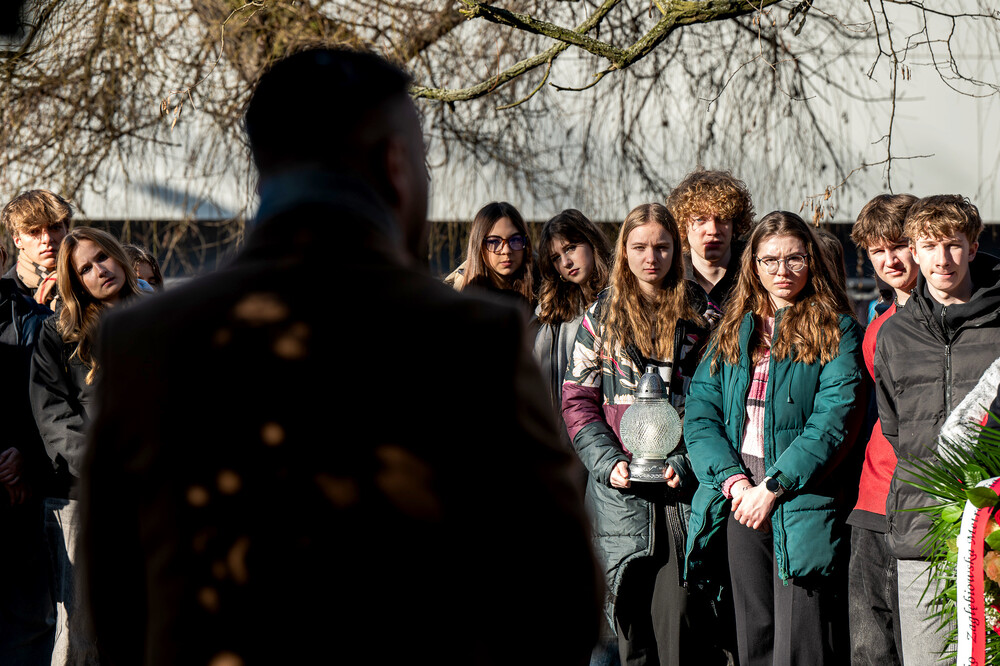 Obchody Międzynarodowego Dnia Pamięci o Ofiarach Holokaustu w Katowicach, 27 stycznia 2025. Fot.: IPN Krzysztof Łojko