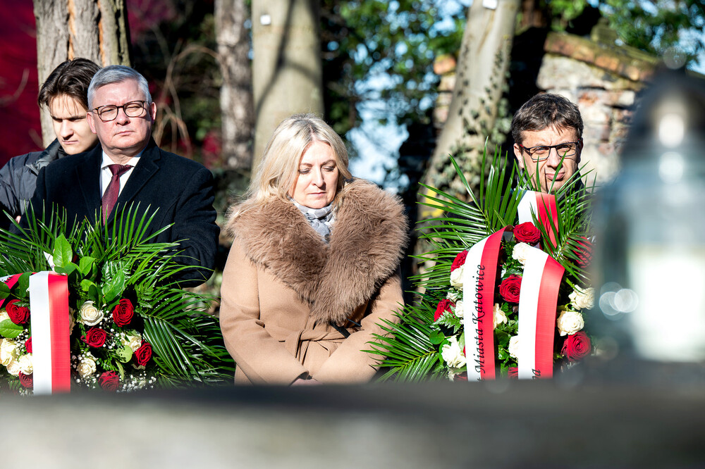 Obchody Międzynarodowego Dnia Pamięci o Ofiarach Holokaustu w Katowicach, 27 stycznia 2025. Fot.: IPN Krzysztof Łojko