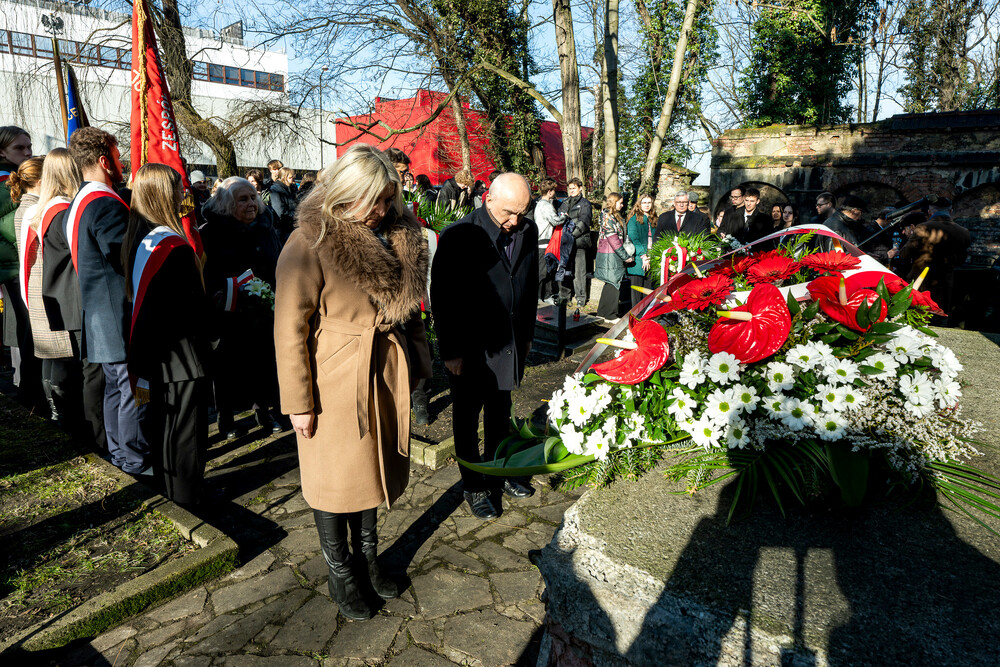 Obchody Międzynarodowego Dnia Pamięci o Ofiarach Holokaustu w Katowicach, 27 stycznia 2025. Fot.: IPN Krzysztof Łojko