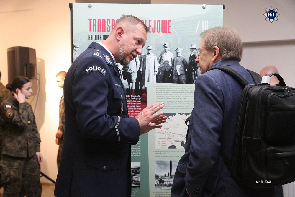 Prezentacja wystawy w Komendzie Głównej Policji. Fot: podkom. Katarzyna Król