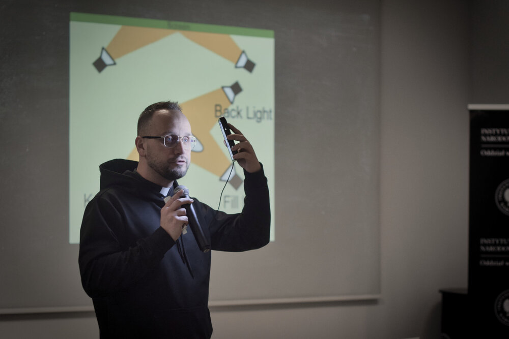 Piąte spotkanie w ramach projektu edukacyjnego „Łączka i inne miejsca poszukiwań” – Katowice, 3 lutego 2025. Fot.: Adam Kondracki IPN