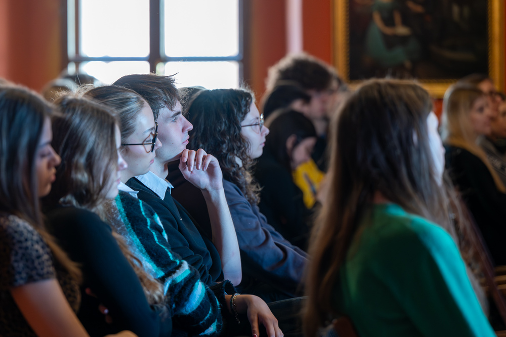 Prelekcja poświęcona Tragedii Górnośląskiej – Tarnowskie Góry, 5 lutego 2025. Fot.: IPN Krzysztof Łojko