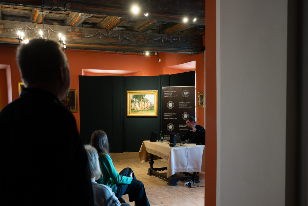 Prelekcja poświęcona Tragedii Górnośląskiej – Tarnowskie Góry, 5 lutego 2025. Fot.: IPN Krzysztof Łojko