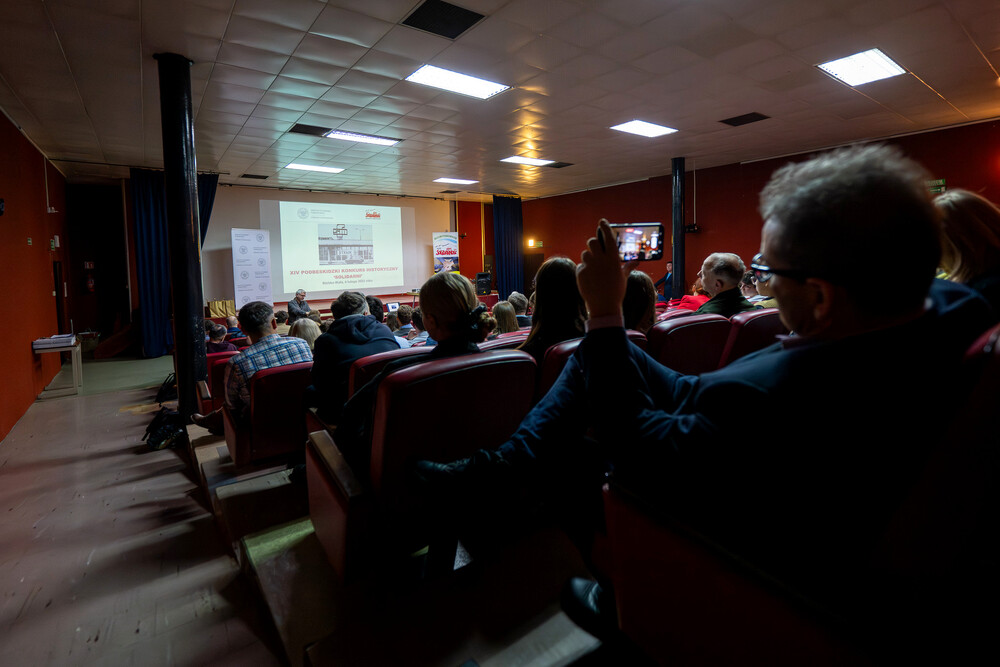 Finał XIV Podbeskidzkiego Konkursu Historycznego „Solidarni” – Bielsko-Biała, 6 luty 2025. Fot.: IPN Krzysztof Łojko