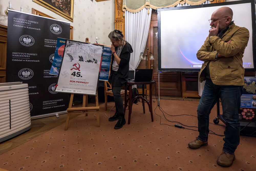 Wykład poświęcony Tragedii Górnośląskiej – Gliwice, 7 lutego 2025. Fot.: IPN Krzysztof Łojko
