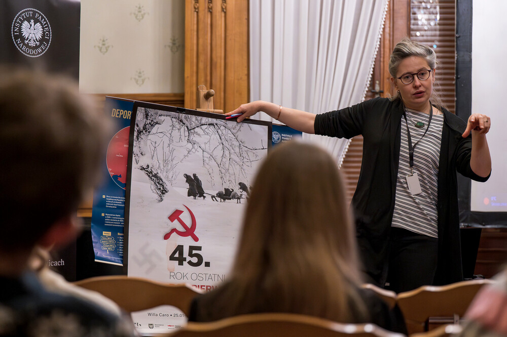 Wykład poświęcony Tragedii Górnośląskiej – Gliwice, 7 lutego 2025. Fot.: IPN Krzysztof Łojko